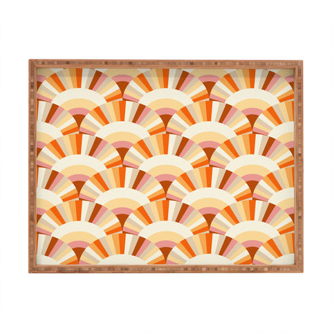 Avenie Retro Summer Sunshine Rectangular Tray