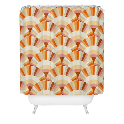 Avenie Retro Summer Sunshine Shower Curtain