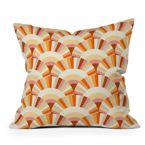 Avenie Retro Summer Sunshine Throw Pillow