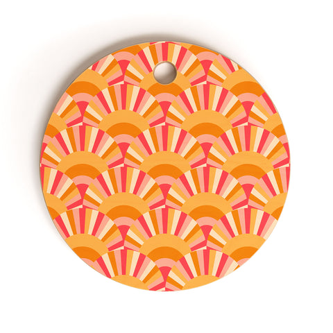 Avenie Retro Summer Sweet Sunshine Cutting Board Round