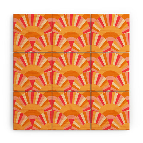 Avenie Retro Summer Sweet Sunshine Wood Wall Mural