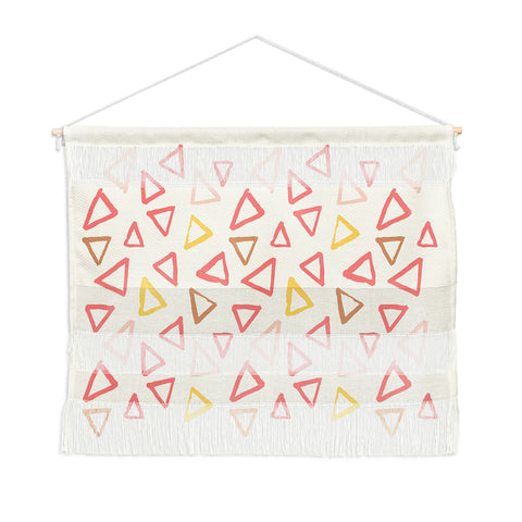 Avenie Scattered Triangles Wall Hanging Landscape