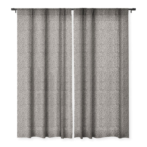Avenie Secret Garden II Sheer Window Curtain