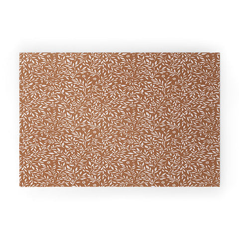 Avenie Secret Garden Pastel Petals II Welcome Mat