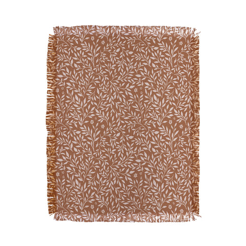 Avenie Secret Garden Pastel Petals II Throw Blanket