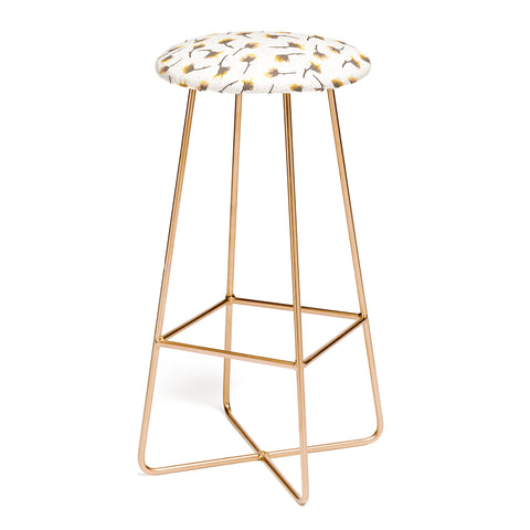 Avenie Secret Garden Pastel Petals VI Bar Stool