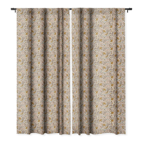 Avenie Secret Garden Petals VIII Blackout Window Curtain