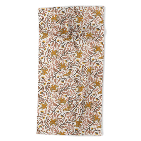 Avenie Secret Garden Petals VIII Beach Towel