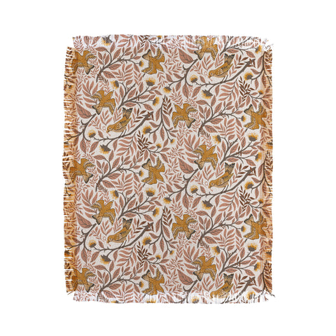 Avenie Secret Garden Petals VIII Throw Blanket