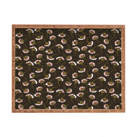 Avenie Secret Garden V Rectangular Tray