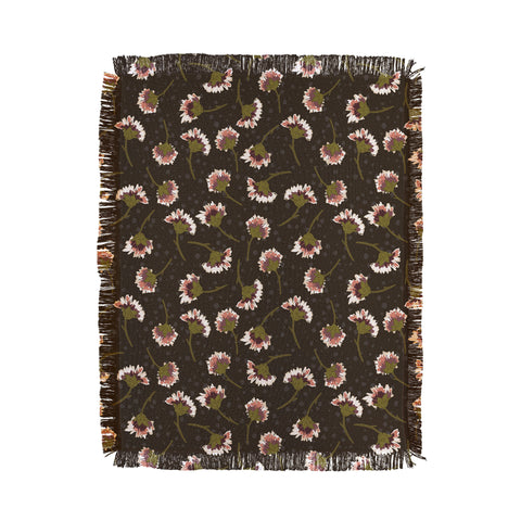 Avenie Secret Garden V Throw Blanket