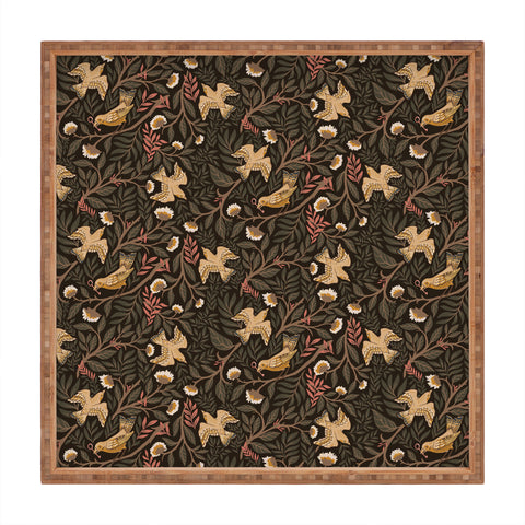 Avenie Secret Garden VII Square Tray