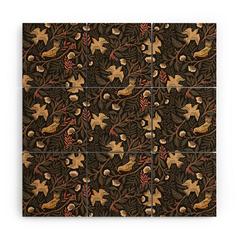 Avenie Secret Garden VII Wood Wall Mural