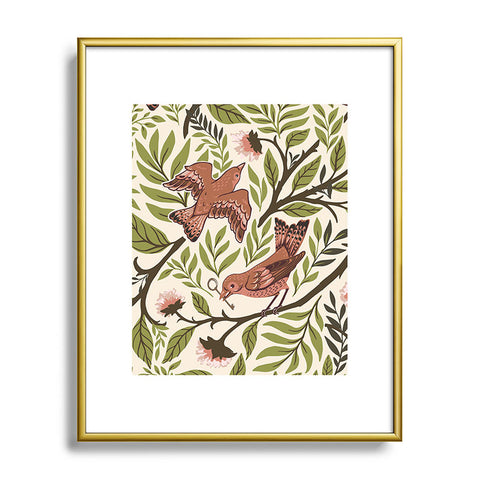 Avenie Secret Garden VIII Metal Framed Art Print