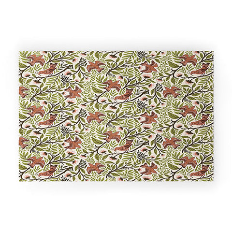 Avenie Secret Garden VIII Welcome Mat