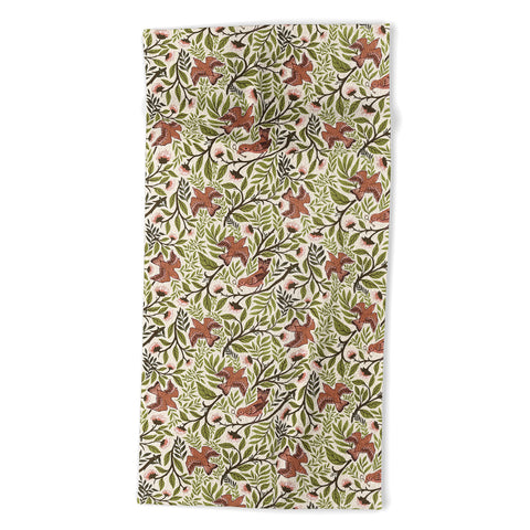 Avenie Secret Garden VIII Beach Towel