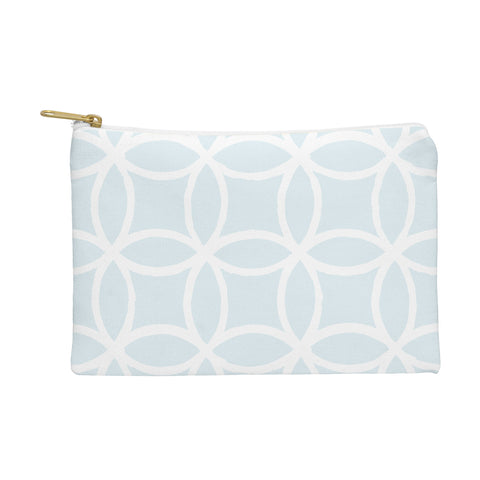 Avenie Shippo Japanese Pattern Blue Pouch