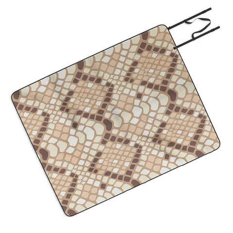Avenie Snake Skin Desert Picnic Blanket