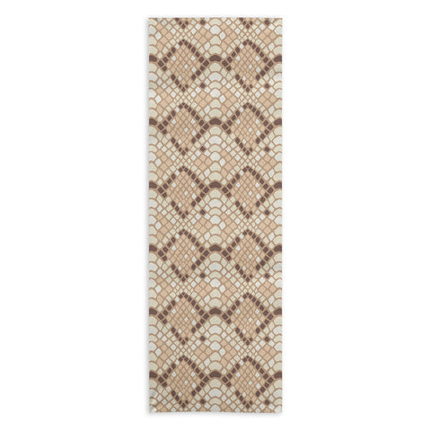Avenie Snake Skin Desert Yoga Towel
