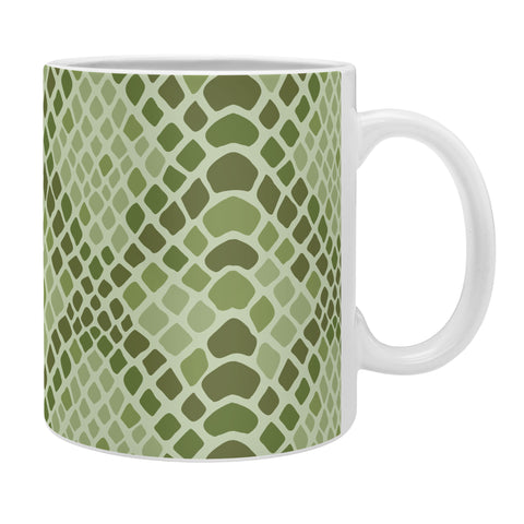Avenie Snake Skin Green Coffee Mug