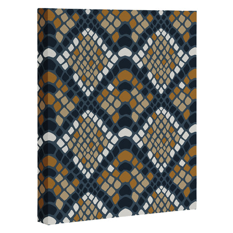 Avenie Snake Skin Python Art Canvas