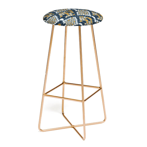 Avenie Snake Skin Python Bar Stool