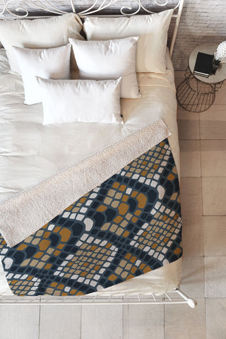 Avenie Snake Skin Python Fleece Throw Blanket