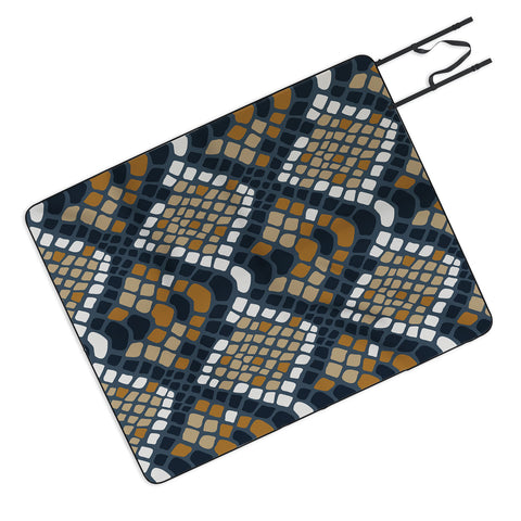 Avenie Snake Skin Python Picnic Blanket