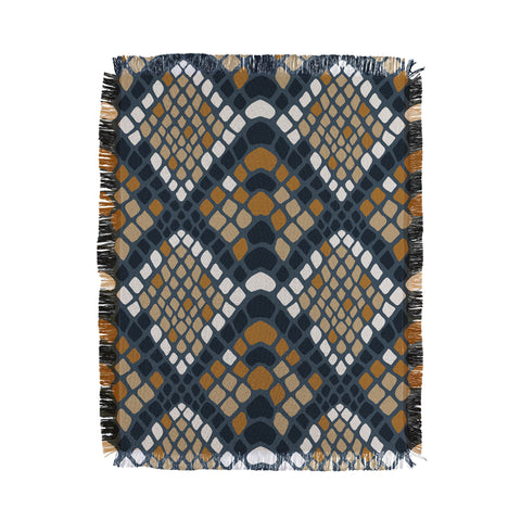 Avenie Snake Skin Python Throw Blanket