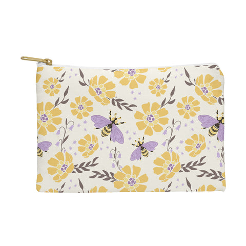 Avenie Spring Bees Lavender Pouch