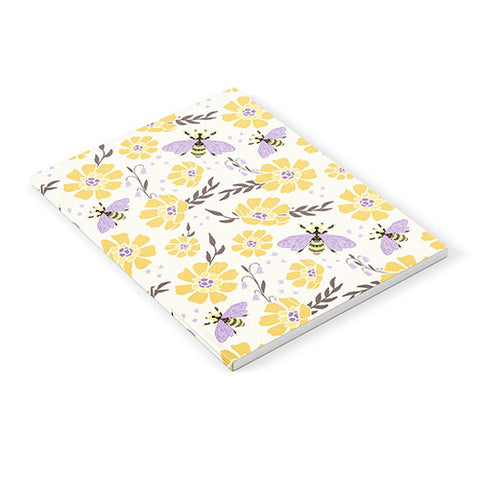 Avenie Spring Bees Lavender Notebook