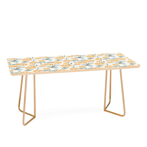 Avenie Spring Bees Orange Coffee Table