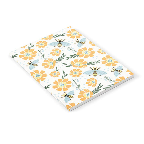 Avenie Spring Bees Orange Notebook