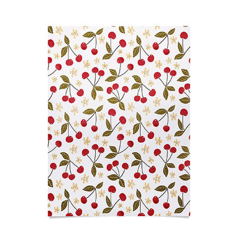 Avenie Spring Garden Cherries Poster