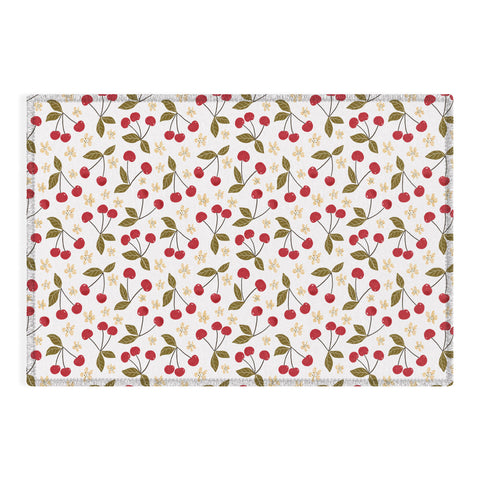 Avenie Spring Garden Cherries Outdoor Rug
