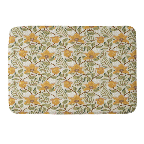 Avenie Spring Garden Collection II Memory Foam Bath Mat