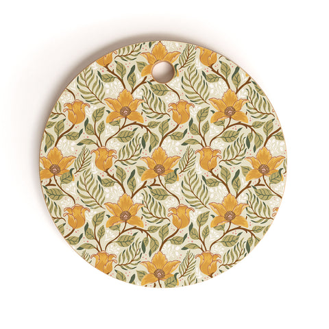 Avenie Spring Garden Collection II Cutting Board Round