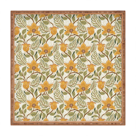 Avenie Spring Garden Collection II Square Tray