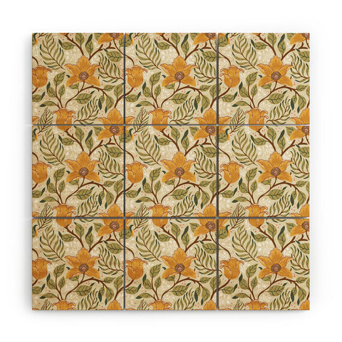 Avenie Spring Garden Collection II Wood Wall Mural