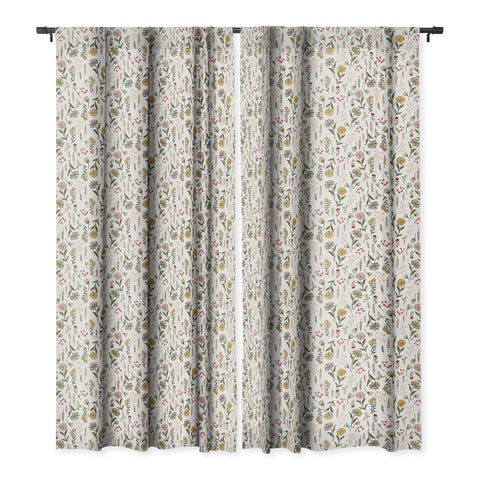 Avenie Spring Garden Collection IV Blackout Window Curtain