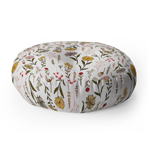 Avenie Spring Garden Collection IV Floor Pillow Round