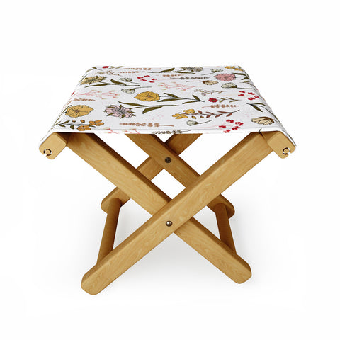 Avenie Spring Garden Collection IV Folding Stool