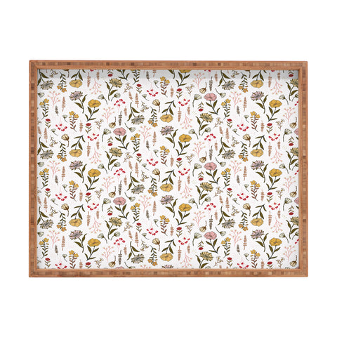 Avenie Spring Garden Collection IV Rectangular Tray