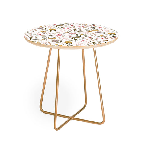 Avenie Spring Garden Collection IV Round Side Table