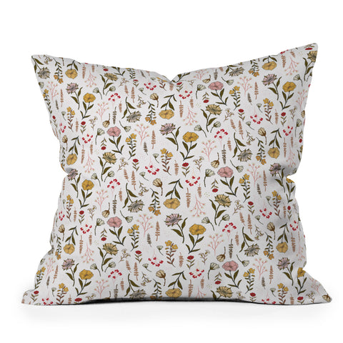 Avenie Spring Garden Collection IV Throw Pillow