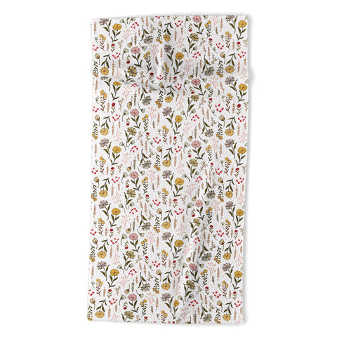 Avenie Spring Garden Collection IV Beach Towel