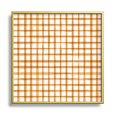 Avenie Spring Garden Collection IX Metal Square Framed Art Print