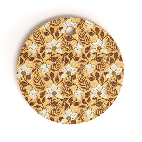 Avenie Spring Garden Collection V Cutting Board Round