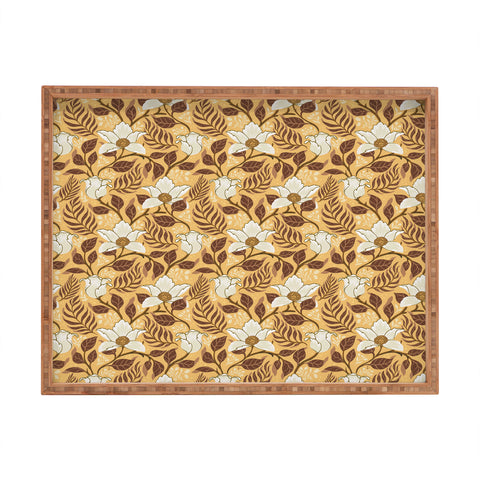 Avenie Spring Garden Collection V Rectangular Tray