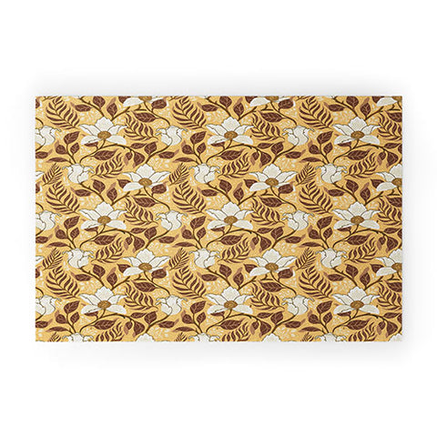 Avenie Spring Garden Collection V Welcome Mat